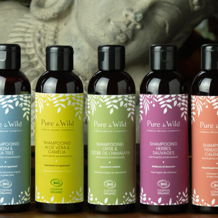 Pure and wild shampooings bio ayurvediques